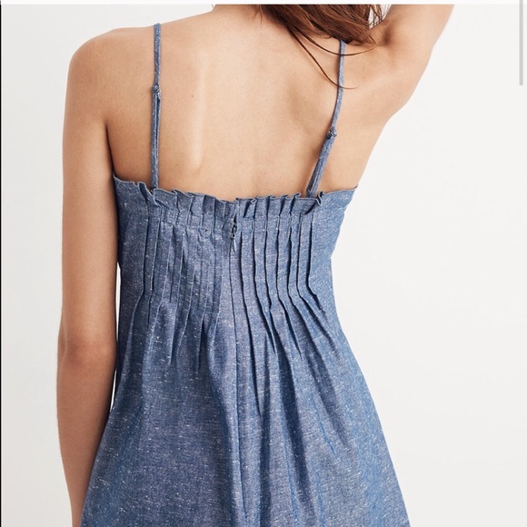 Madewell Denim Pintuck Camo Dress - Picture 3 of 8